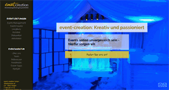 Desktop Screenshot of event-creation.ch